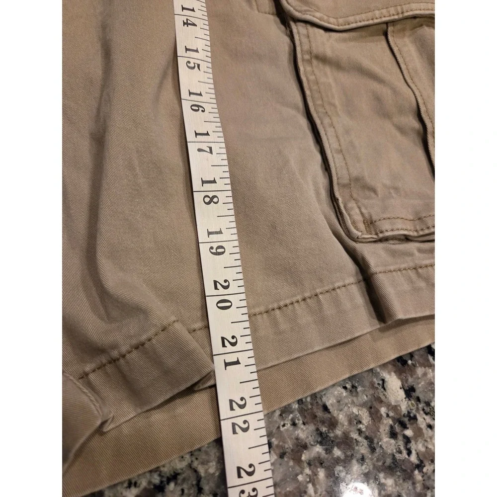 Sonoma Cargo Shorts Mens 40 Khaki Tan Flexwear Stretch Cotton Utility Pocket